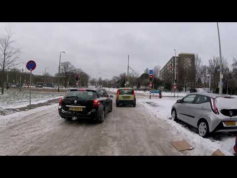 HTM MAT/lijn 26: Garage Telexstraat - Kijkduin - Voorburg Station - Kijkduin | sneeuw | 2021