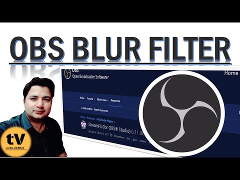 How to blur background in obs | obs blur filter | blur webcam background in OBS in Hindi ⚡🖖⚡🖖⚡