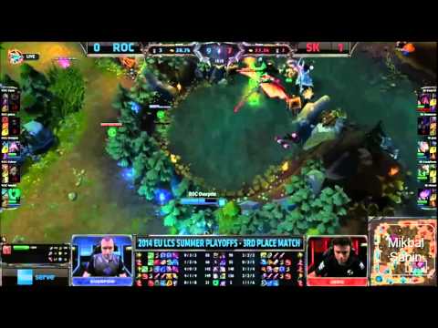 Sk Gaming vs Roccat - LCS - First Blood, Dragon and Baron Fights