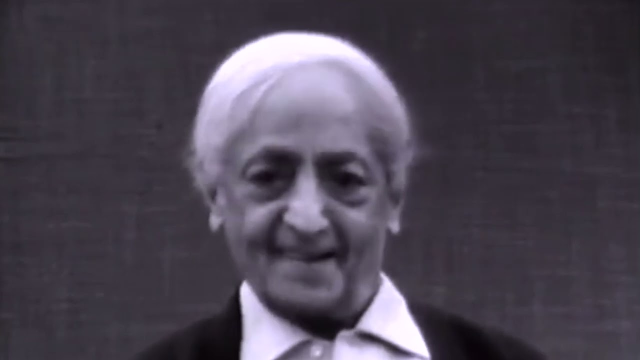 THE ONLY VIDEO YOU NEED TO SEE - JIDDU KRISHNAMURTI 4K REMASTER -Totally Absolutely Without Conflict