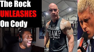 The Rock SNAPPED On Cody Rhodes and HIS MOMMA!! 😂 Reaction