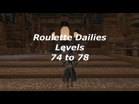 FFxiv White Mage Roulettes Level 74 to 78