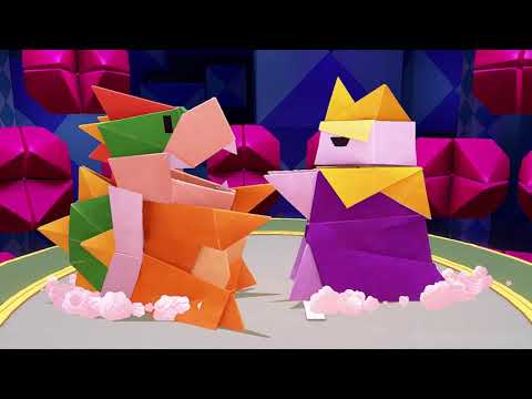 Paper Mario - Defeat King Olly FINAL BOSS part 2 - The Origami King