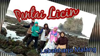 preview picture of video 'Senja di Pantai Licin Lebakharjo Malang  # Subcamp Karang Pamitran Nasional 2018#  vlog 3 KPN   #'