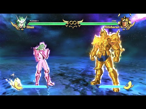Andromeda Shun vs Taurus Aldebaran (Hardest AI) - Saint Seiya: Soldiers' Soul