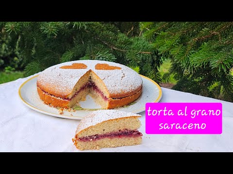 Torta di grano saraceno, naturalmente senza glutine.