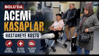 Boluda Acemi Kasaplar Hastaneye Koştu