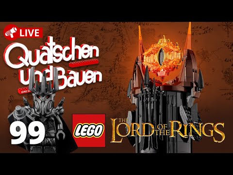 LEGO Barad-dûr! Enthüllung von Saurons Herr der Ringe Turm | Quatschen & Bauen #99 LIVE