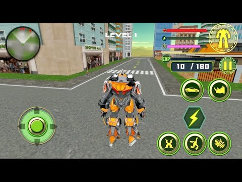 Red Mirage Multiple Transformation Jet Robot Car Game 2020 - Android Gameplay
