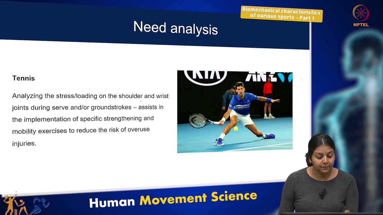 Biomechanical characteristics of various sports - Part 1