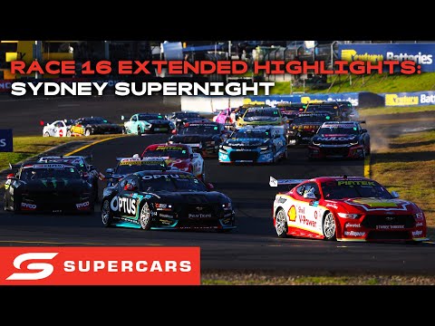 SUPERCARS 2024 Beaurepaires Sydney SuperNight レース16ハイライト動画