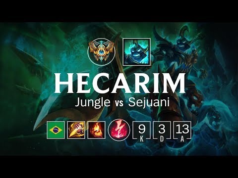 Hecarim Jungle vs Sejuani - BR Challenger Patch 8.10