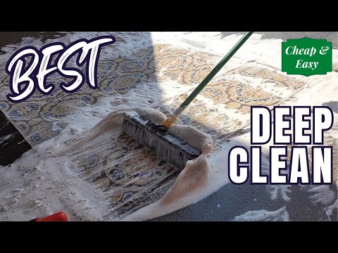 Cheap/Easy DIY Rug Cleaning + High Traffic Carpet Cleaning + Restoration