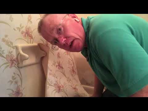 HOW TO CUT WALLPAPER AROUND TOILET PAPER FIXTURES/HOLDERS