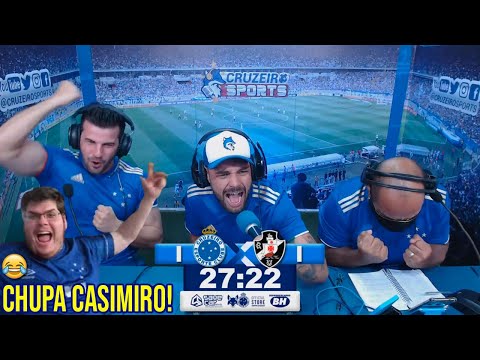 ⚽ GOLS - CRUZEIRO 2X1 VASCO - JORNADA ESPORTIVA CRUZEIRO SPORTS - CHUPA CASIMIRO! KKKKK