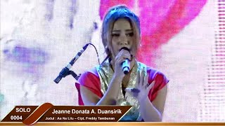 Download lagu JEANNE DONATA - AU NA LILU [Cipt. Freddy Tambunan] Final Festival Mangardang 2023) mp3