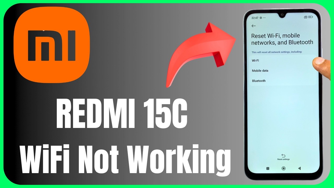 📶 Redmi 15C WiFi Not Working? Reset & Fix FAST! 😱📱