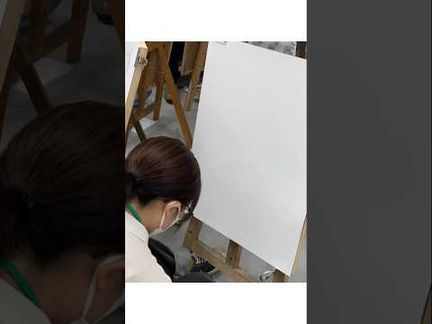 彫刻学科 【石膏デッサン】基礎科講師による石膏デッサン‼️‼️【藝大】 #すいどーばた美術学院 #石膏デッサン #藝大受験 #美大受験予備校 #東京藝術大学