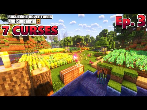 RAD2 💀 7 CURSES - Ep.3 - Farming Allllll Day + a cursed Nether Expedition