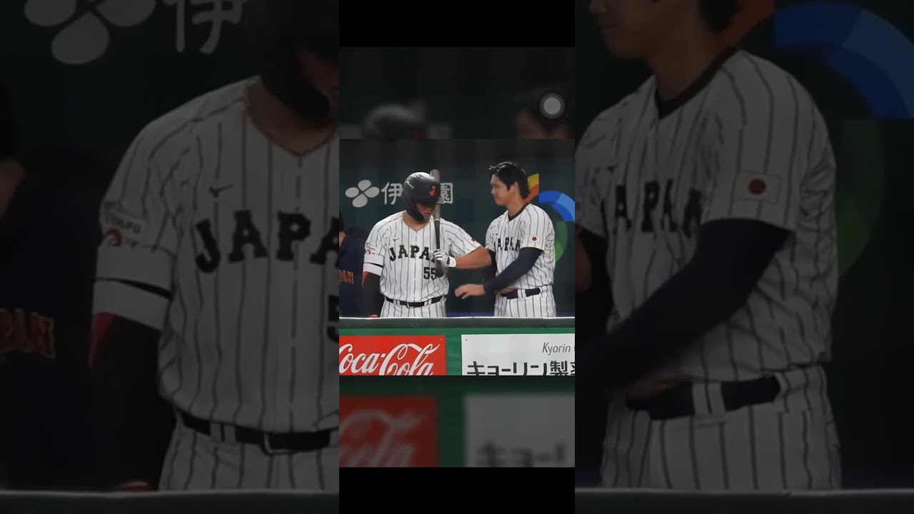 村上覚醒の予感。大谷翔平が直々に指導　#wbc #大谷翔平 #村上宗隆