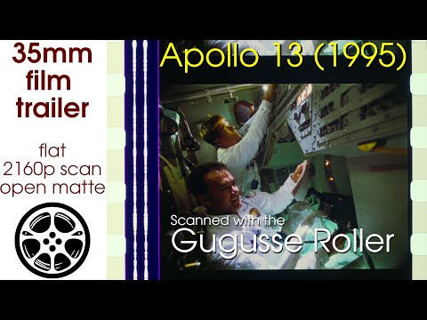 Apollo 13 (1995) 35mm film trailer, flat open matte, 2160p