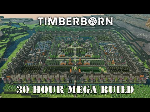 30 Hour MEGA Build: A Timberborn Timelapse