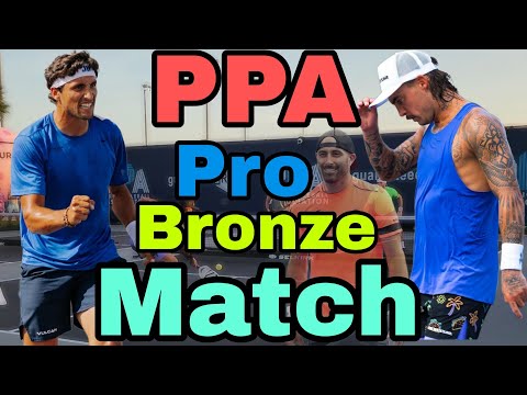 Jay Devilliers/Tyson McGuffin VS AJ Koller/Tyler Loong PPA orlando 2022 Bronze Medal Match