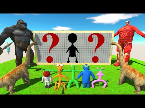 New Update - Rainbow Friends Yellow QUIZ BATTLE - Animal Revolt Battle Simulator