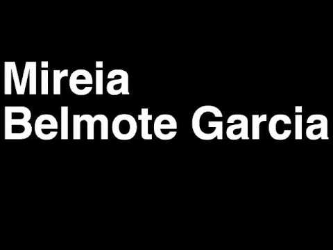 How to Pronounce Mireia Belmonte Garcia Spain Silver Medal 200m Butterfly London 2012 Olympics Video