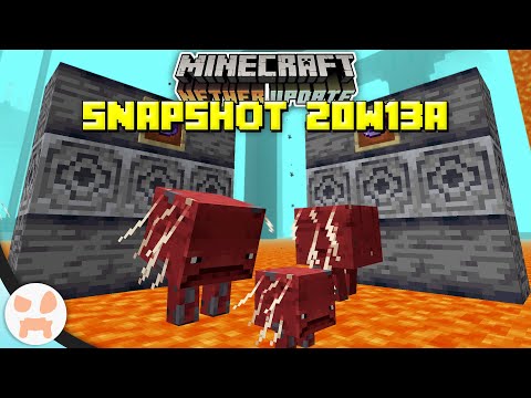 Strider e Magneti! NUOVO MOB! | Aggiornamento Nether 1.16 di Minecraft - Snapshot 20w13a