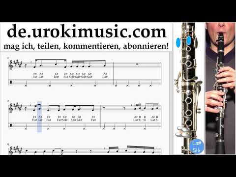 Klarinettenunterricht Camila Cabello - All These Years Noten Lernen um-ih995