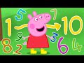 Counting To Ten With Peppa Pig The Numbers Song Peppa Pig Nursery Rhymes Kids Songs