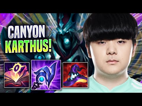 CANYON IS SO CLEAN WITH KARTHUS! - DK Canyon Plays Karthus JUNGLE vs Graves! | Season 2022
