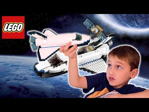 LEGO CREATOR Space Shuttle Explorer (31066) Unboxing, Timelapse Build, Review, and Play Fun