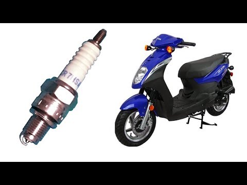 Replacing the spark plug in a Chinese Scooter GY6 or QMB139