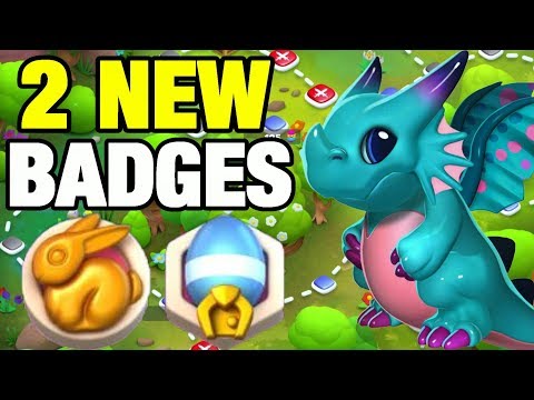 2 New EASTER BADGES + HOW TO GET THEM! FLUTTERBY DRAGON UNLOCKING TOO! - DML #795