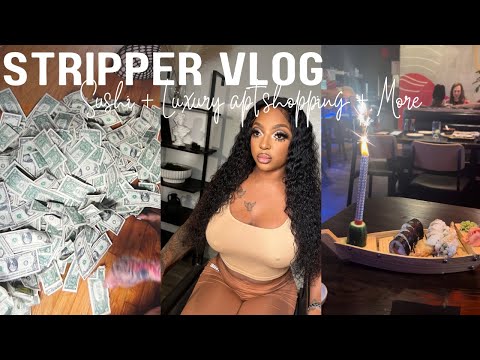 WEEK IN THE LIFE OF A STRIPPER VLOG | TRY ON HAUL FT. JURLLYSHE | LUXURY APARTMENT SHOPPING