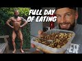 EATING 3,100 KCALS 16 DAYS OUT | FULL DAY OF EATING ON CONTEST PREP
