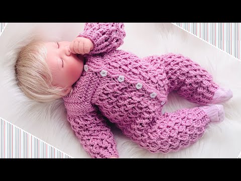 Rosita Baby Romper, Overalls, or Bodysuit Crochet Pattern | Easy Step-by-Step Tutorial 0-24 Months