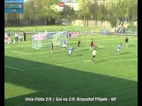Unia Janikowo - Flota Świnoujście 3:0 Wiosna 2008
