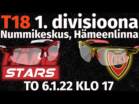T18 1. divisioona. Häme Stars - Koovee. Nummikeskus, Hämeenlinna. 6.1.2022