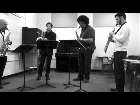 Michael Nyman - Songs for Tony - I - Green Light Saxophone Quartet