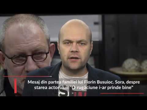 Stiri Mediafax 08 Noiembrie - Sora lui Busu vorbește despre starea actorului