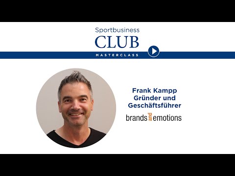 Ausschnitt aus der SBC-Masterclass mit Frank Kampp von Brands and Emotions.