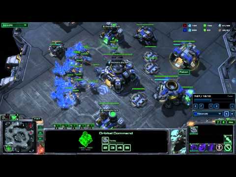 Heart of the Swarm - Terran Widow Mine Drop Strat / build