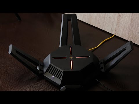 Image for YouTube video with title Xiaomi AX9000 review. The most extreme Wifi router viewable on the following URL https://youtu.be/oHXI0OIcYp0