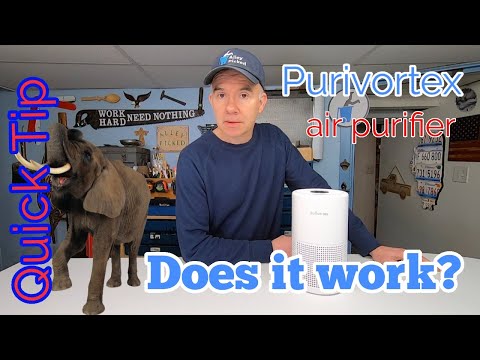 Purivortex Air Purifiers for Bedroom, Quiet Air Purifier with HEPA Filter for Pollen, Smoke, Dust, Pet Dander, Odor, Hair, Ozone Free, Covers Up to 880 Sq Ft, PX500 Black video review thumbnail