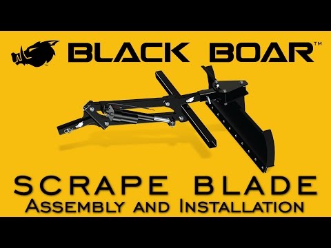 Black Boar Scrape Blade: Assembly and Installation