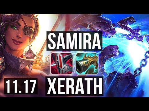 SAMIRA vs XERATH (MID) | Quadra, 400+ games, Dominating, 10/2/0 | NA Diamond | v11.17