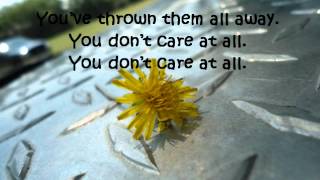 You Don&#39;t Care At All, MercyMe LYRICS